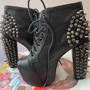 LIKE NEW Jefferey Campbell Lita with spikes